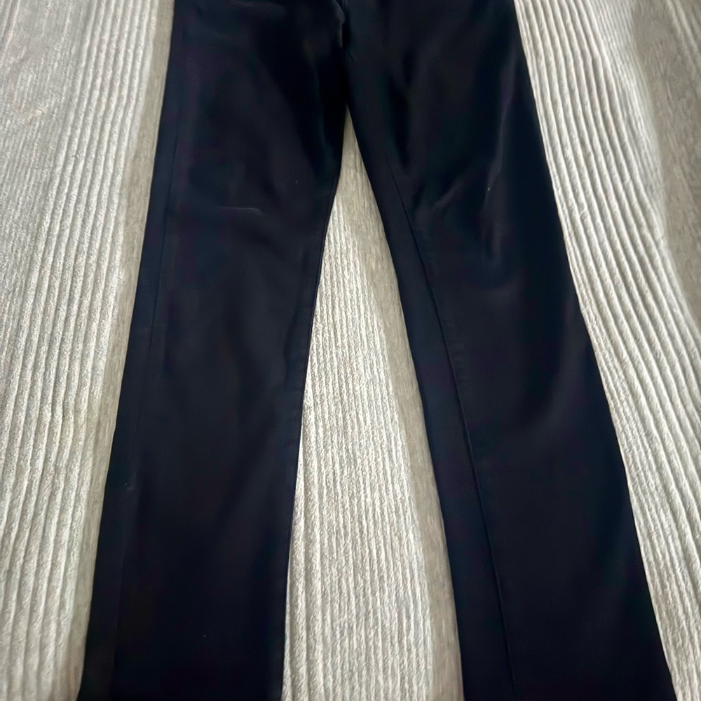 Paige Skyline Skinny Jeans Size 32 Black Stretch Mid Rise
